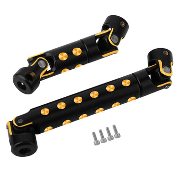 RZXYLRC 1/24 Brass Drive Shaft for Axial SCX24 90081 Deadbolt RC Crawler Car Upgrade Parts