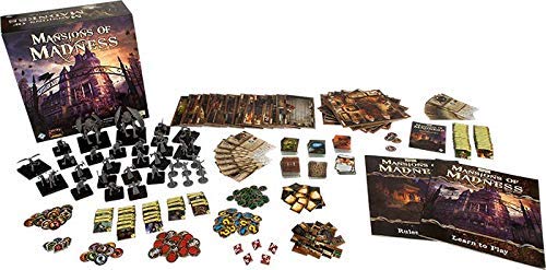 Fantasy Flight Games Mansions of Madness 2nd Edition Horror Board Game, Ages 14+, 1-5 Players, Multi, Standard Size, Model MAD20