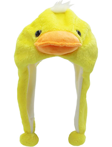 Veryrich Plush Hats, Super Soft Warm Hat Animal Hats, Cozy Winter Hat Novelty Party Cap For Kids Girls Boys - One Size (Duck Hat