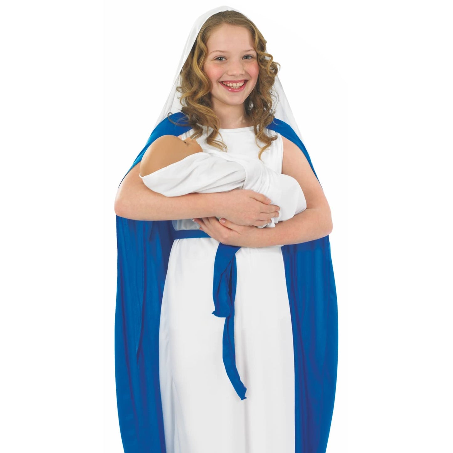 Fun Shack Virgin Mary Costume Kids, Virgin Mary Costume Girls, Mary Kids Costume, Saint Mary Costume Kids, Medium