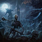 Fantasy North - The Midnight Hour - Tcg Trading Card Game Playmat And Mouse Pad - 24 X 14 Inches - Perfect For Magic Mtg Command