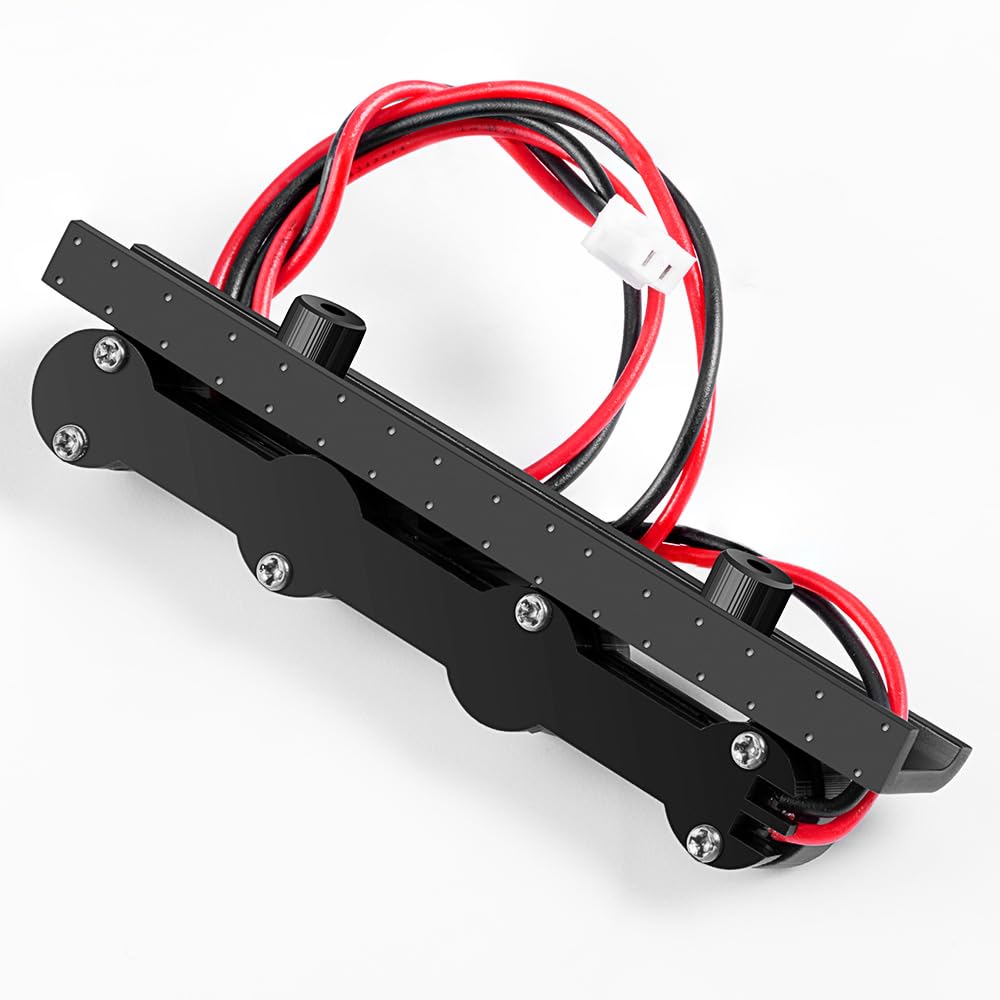 MOHERO RC Car Roof Lights 4 LEDs Light Bar Kit for TRX4M K10 F150 1/18th RC Crawler Car