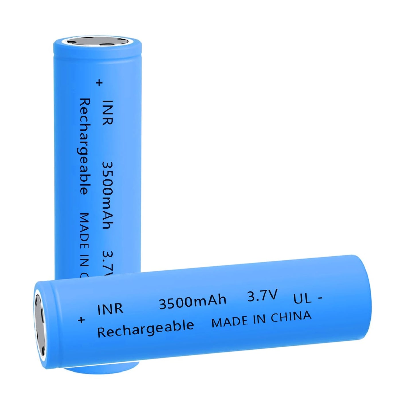 Yuntunele Replacement Battery 18650 Rechargeable 3.7V High Capacity 3500Mah Genuine18650 Battery Flat Top Battery For Headlamp,