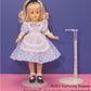 Kaiser Doll Stand 2501 - White Doll Stand For 12'' To 18'' Fashion Dolls And Action Figures