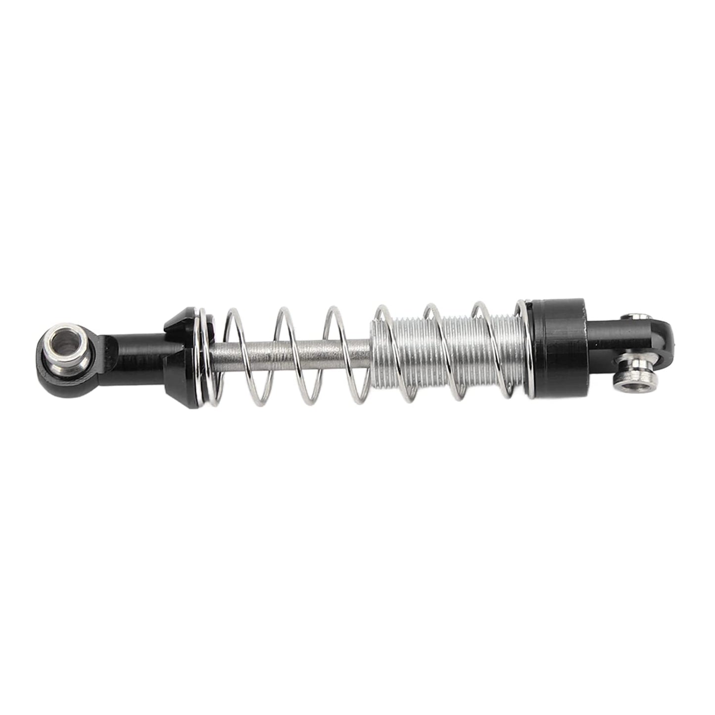 Rc Shock Absorber,2 Pairs Aluminum Alloy Shock Absorber 60Mm Rc Car Modification Parts For C14 C24 Mn D90 99S (Black)