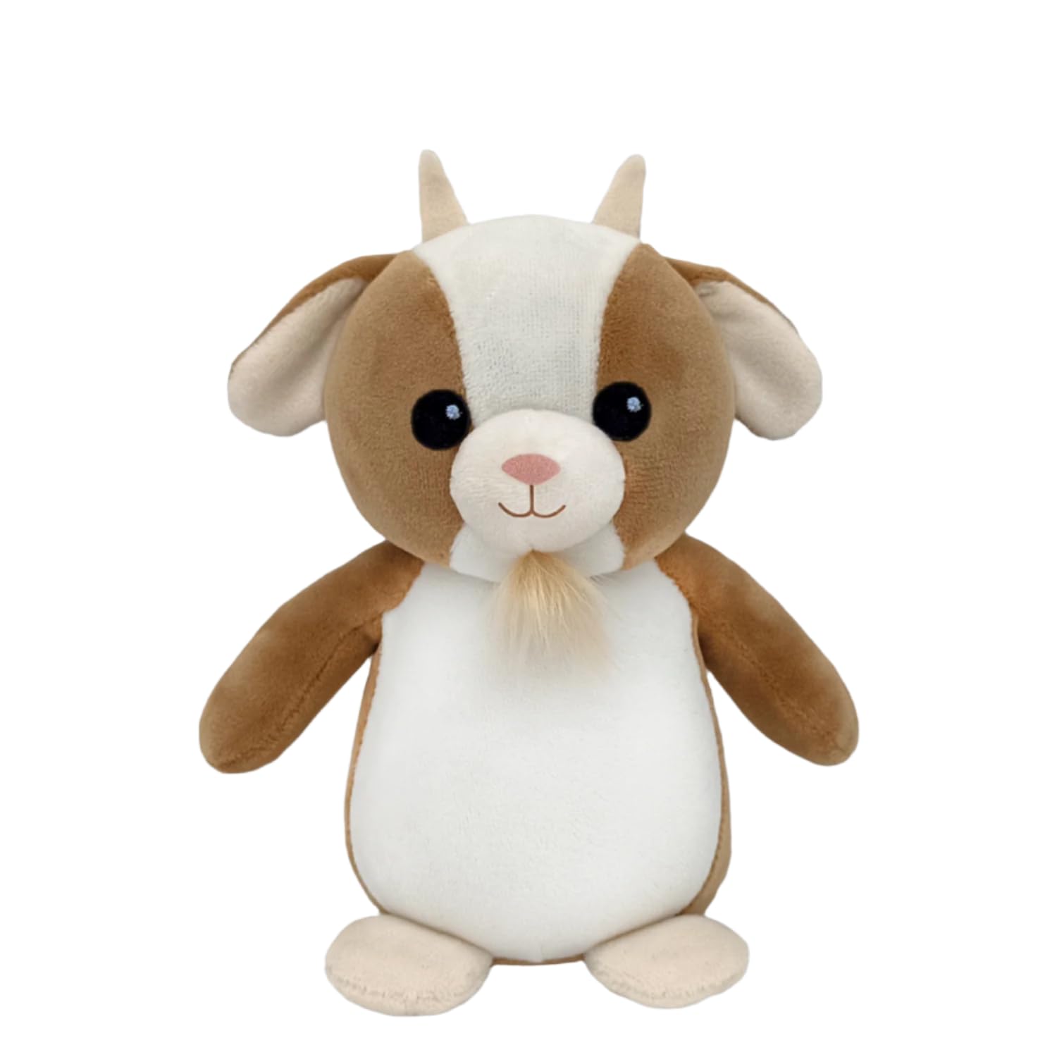 PLUSHOLOGY Squishy Baby Goat Stuffed Animal; Ultra Soft and Cuddly Plush Toy for Kids 3 Years Old to mature-themeds; Child-Safe Embroidered Eyes adds a Unique Aesthetic; (6 Tall)