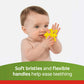 Colgate Baby Toothbrush and Teether, BPA Free, Silicone, 2 Count, Yellow, Model US05957A
