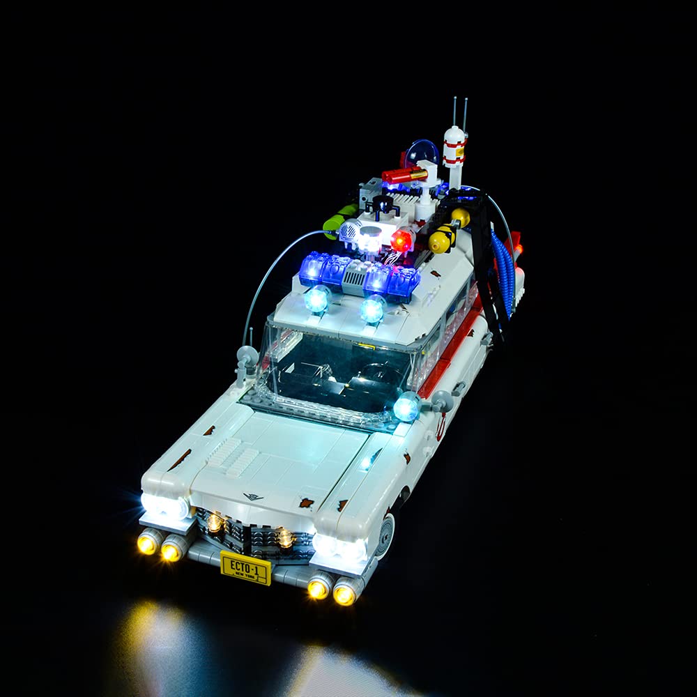 Led Lighting Kit Only - Light Set Designed For Lego Ghostbusters Ecto-1 10274 Building Blocks Model - Without Lego Bricks Set (Rc Sound Version)