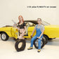Motorhead Miniatures 1/18 Michele and Derek Tire Brigade Figurine Set - Multicolor Plastic, 2 Piece