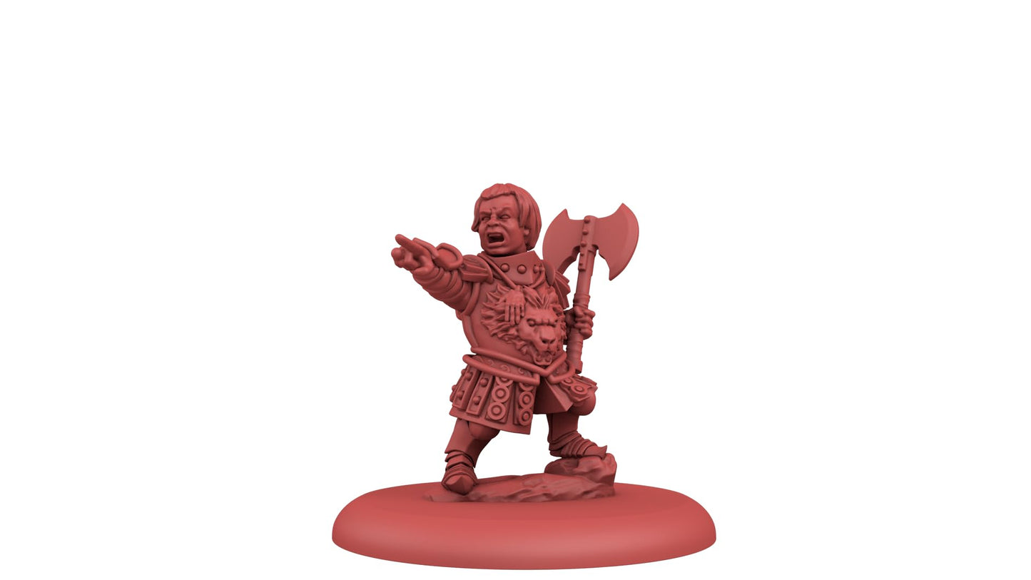 A Song of Ice and Fire Tabletop Miniatures Game Lannister Heroes Set I - Command The Might of Lannister's Iconic Heroes! Strategy Game  Ages 14+  2+ Players  45-60 Minute Playtime  Made by CMON