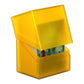 Ultimate Guard Boulder 80+, Deck Case For 80 Double-Sleeved Tcg Cards, Amber, Secure & Durable Storage For Trading Card Games, Soft-Touch Finish