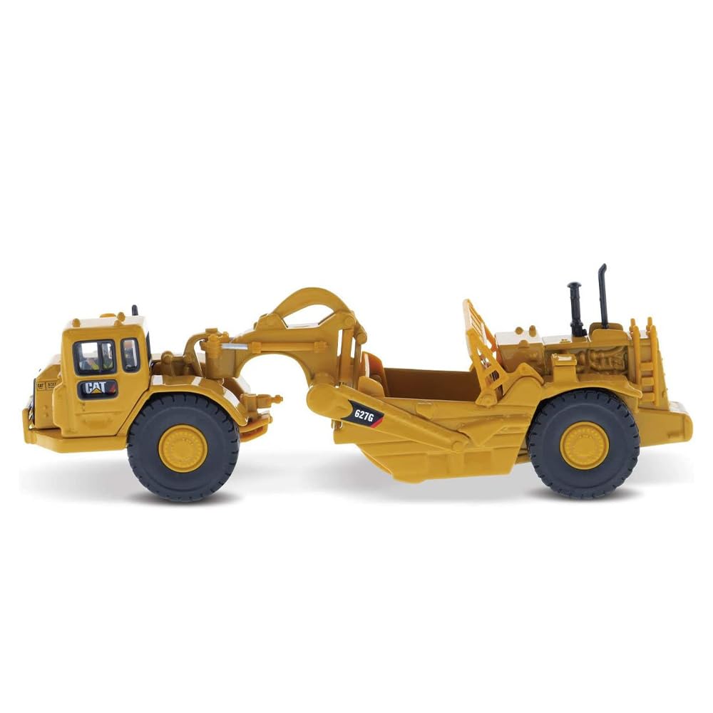 Diecast Masters 1:87 Caterpillar 627G Wheel Tractor-Scraper, Medium, Diecast, Yellow, HO Series Model 85134