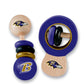 Nfl Dallas Cowboys Baby Rattle Set - 2 Pack