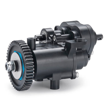 RCLions CNC Aluminum Metal Transmission Case Gearbox with Steel Gear for TRX4 T4 1/10th RC Crawler Car