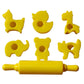 Bestubuy Clay And Sand Modelling Mould Design | Kids Activity Toy Soft Sand Clay  Yellow (7 Pcs)