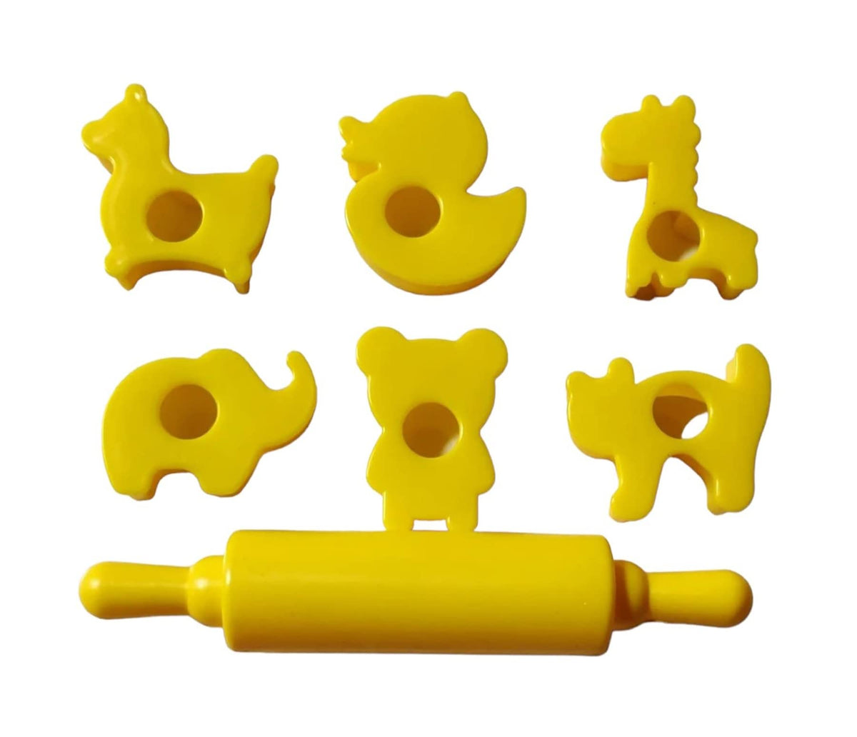Bestubuy Clay And Sand Modelling Mould Design | Kids Activity Toy Soft Sand Clay  Yellow (7 Pcs)