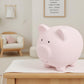 Kate & Milo Ceramic Piggy Bank - Pink, One Size, Ideal for Kids, Perfect Nursery Décor & Gift (Model 94113)