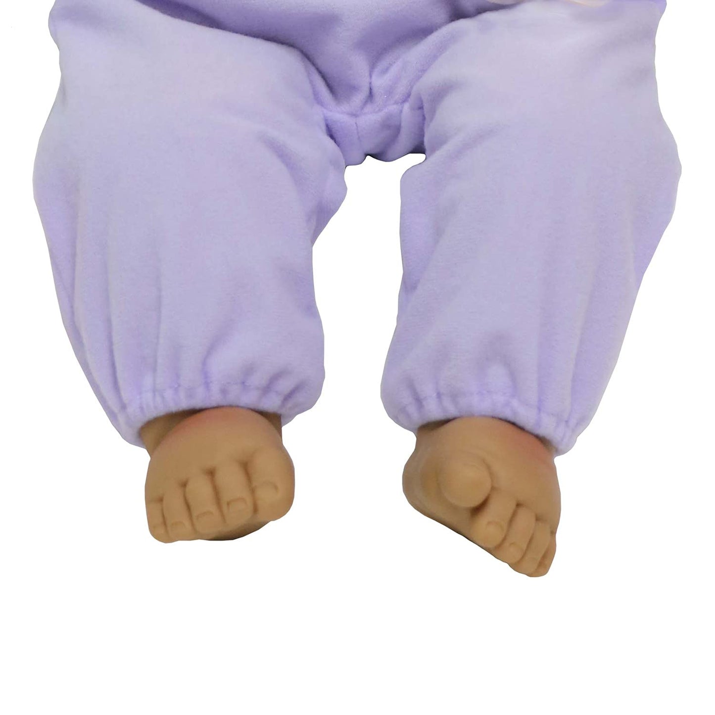 JC Toys Lots to Cuddle Babies Hispanic 20-Inch Peach Soft Body Baby Doll and Accessories Designed by Berenguer, Purple, 35019
