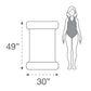 Rae Dunn x CocoNut Float mature-themed Hck Float - Queen Bee Theme - mature-themed Size Multipurpose Inflatable Drifter  Saddle Float & Lounge Chair - Versatile Ride-On for Summer & Swim Parties