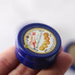 Sxfse Dollhouse Decoration Accessories, 1:12 Dollhouse Ornament Miniatures Cookies Blue Tin Box Set