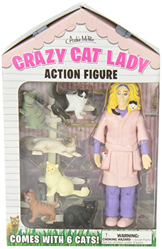 Accoutrements Crazy Cat Lady Action Figure Multicolored, 8'