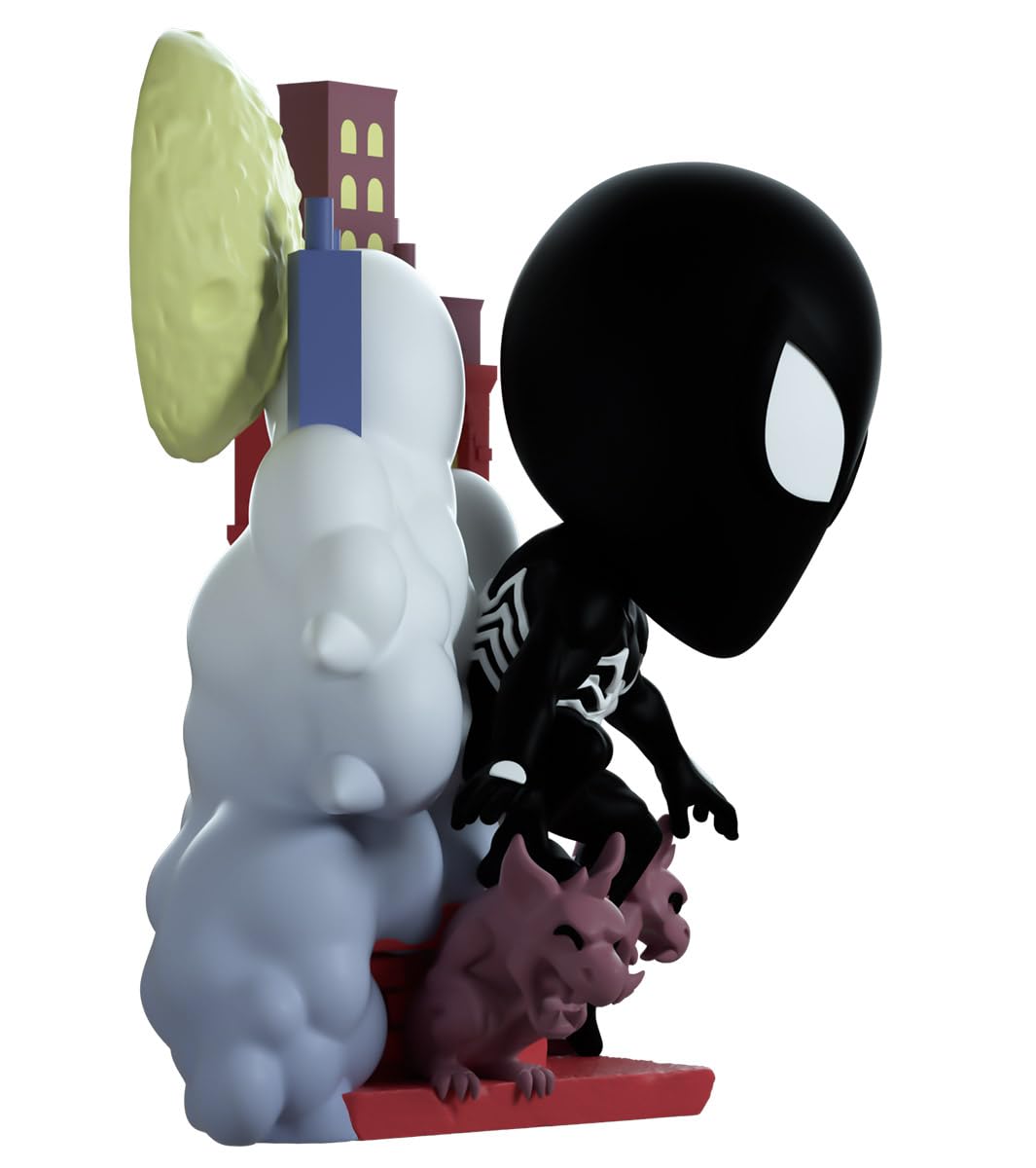 Youtooz Marvel Collection Web Of Spiderman #1 4.8 Inch Vinyl Figure, Collectible Symbiote Spiderman Action Figure, Symbiote Spid