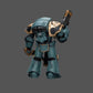JOYTOY Warhammer The Horus Heresy 1/18 Action Figure Sons of Horus Tartaros Terminator Squad Sergeant with Volkite Charger and Power decorative replica blade Collection Model Birthday Gifts