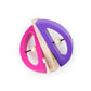 Tegu Swivel Bug Magnetic Building Block Set, Pink & Purple