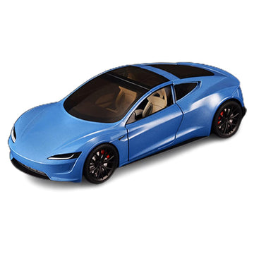 1/24 Diecast Roadster Model Car with Pull Back Function, Sound and Light, Alloy Metal Vehicles Roadster Toy Car Ideal Collectibl