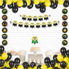Untumble Auto Rickshaw Theme Birthday Party Decorations (Pack Of 24 Pcs)