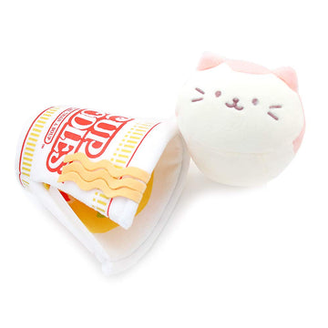 Anirollz Stuffed Animal Plush Toy - Official Nissin Cup Noodle Roll Blanket Outfitz Doll |Soft, Squishy, Warm, Cute, Comfort, Sa