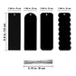 Supla Magic Scratch Rainbow Bookmarks Kit - 36 Sets, DIY, Wood & Paper, Medium, Black, Model: Windiy, Classroom Activities