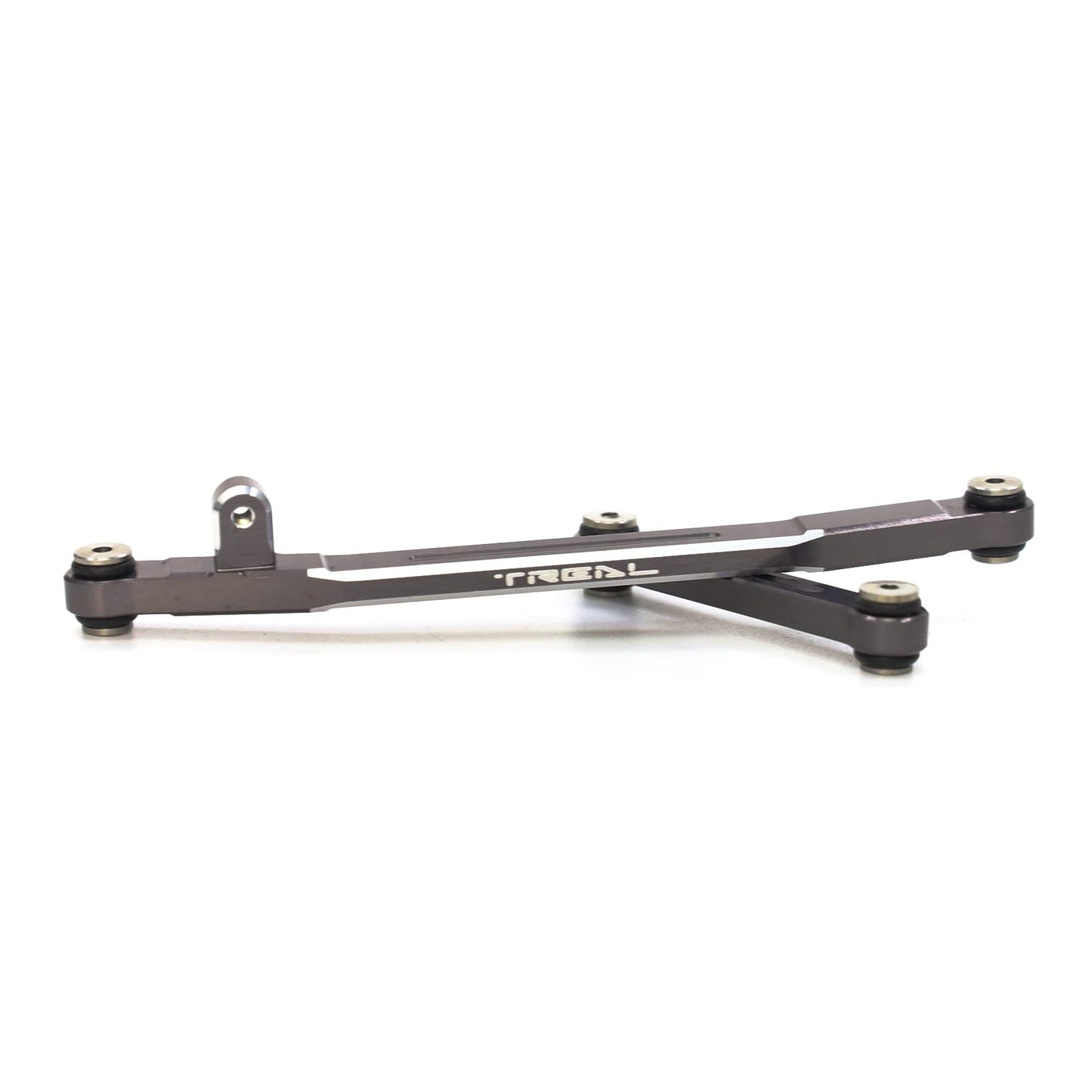 Treal Aluminum 7075 Steering Links Set For Axial Scx24 1/24 Scale-V2 (Grey)
