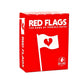 Jack Dire Studios Red Flags Card Game for Adults, Funny Party Game, 3-10 Players, Red, Model RFC-001, Paper Material