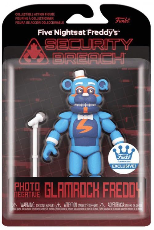 Funko Pop! Action Figure: Fnaf Five Night'S At Freddy'S - Photo Negative Glamrock Freddy (Fun Fest 2023 Shop Exclusive)