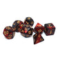 Creebuy Dnd Dice Set Red Black Rpg Dice For Dungeon And Dragons D&D Mtg 7-Die Polyhedral Dice