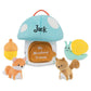 The Trendy Turtle Personalized Kids Baby Gifts Woodland Friends Playset With Sensory Play Toys