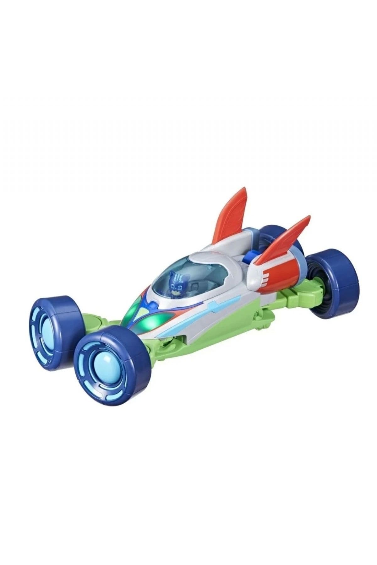 PJ Masks Power Heroes Convertible Vehicle - Large Multi-Coloured Hero Flash with Lights & Sounds (Model F7599)