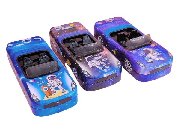 Tera 13 Pencil Box For Kids (1 Pcs) Car Shape Pencil Box For Boys | Pencil Case | Space Theme Pencil Box School Stationary Items