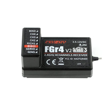 GoolRC Flysky FS-FGr4 V2 Receiver 2.4Ghz 4CH AFHDS3 Receiver for Flysky Noble FS-NB4 Transmitter