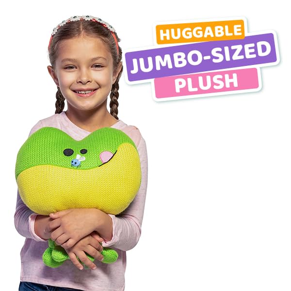 Ami Amis Jumbo Pickle- Soft Cozy Crochet Plush, Adorably Cute Details, Extra Cuddly Size For Collection Enthusiasts