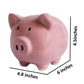 Pink Piggy Banks  Piggy Bank for Girls Boys Kids A New for White Piggy Bank for Boys Girls Kids mature-themed Coin Bank (Pink)