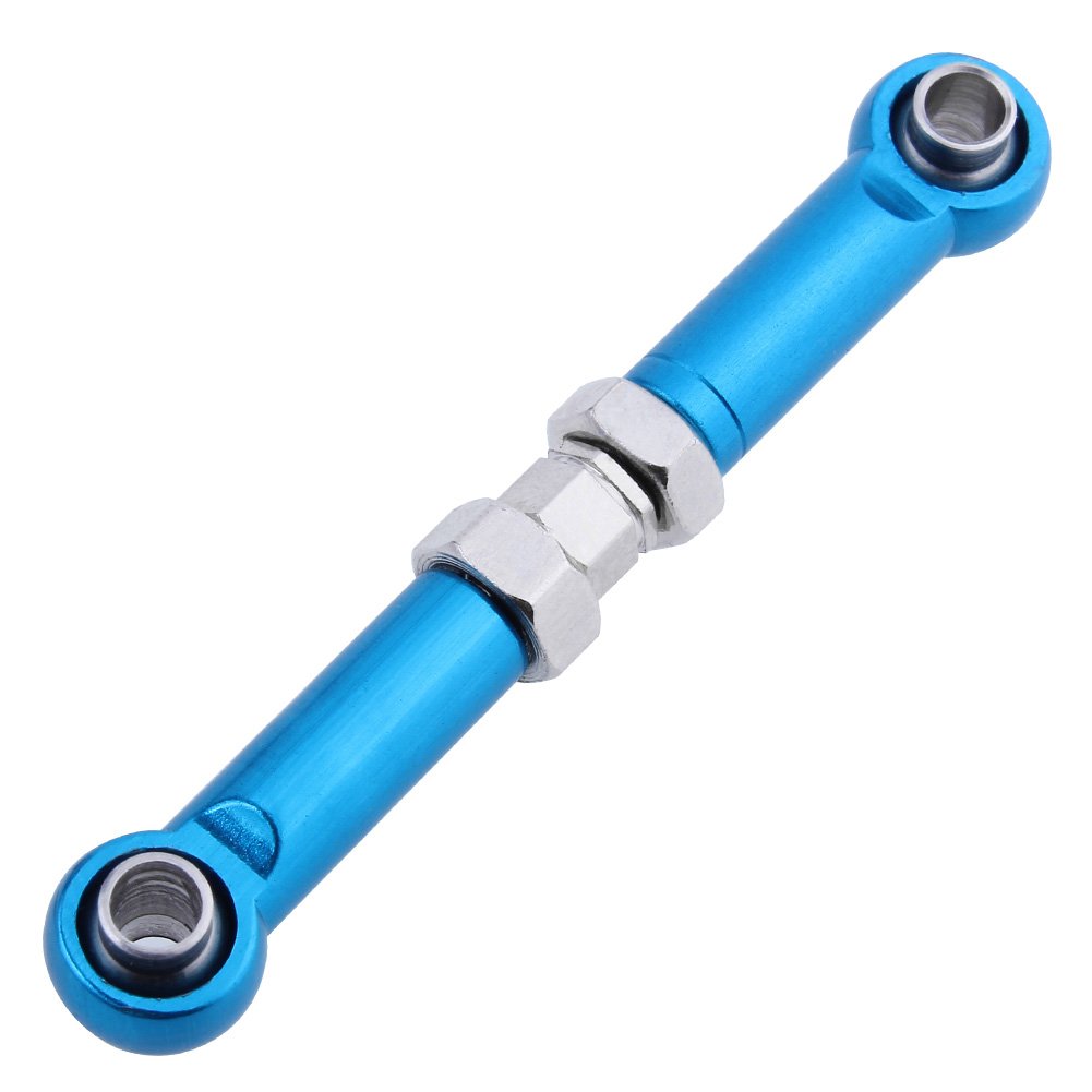 6PCS Adjustable Hobbypark Aluminum Steering Linkage Servo Link Pull Rod Turnbuckle A959-03 Metal for WLtoys A959 A969 A979 1/18t
