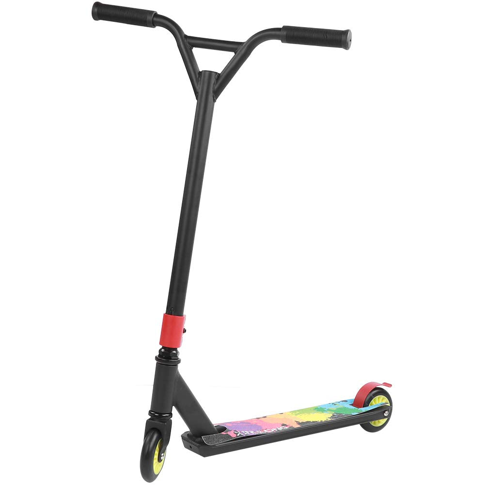 Ride Skateboards, Compact and Light Professional Stunt Scooter, Sturdy and Durable Exquisite Workmanship Adults Scooter for Outd