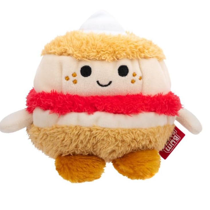 Bumbumz 4.5-Inch Teatimebumz Plush 5-Pack - British Scone Seymour, Pot Of Tea Tex, Blackberry Jam Jules, Tea Bag Tobey, Flower P