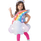 Seasons Toddler Light Up Rainbow Pretend Costume Cloud 7 Colors Rainbow Outfits With Sun Headpiece