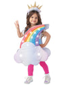 Seasons Toddler Light Up Rainbow Pretend Costume Cloud 7 Colors Rainbow Outfits With Sun Headpiece