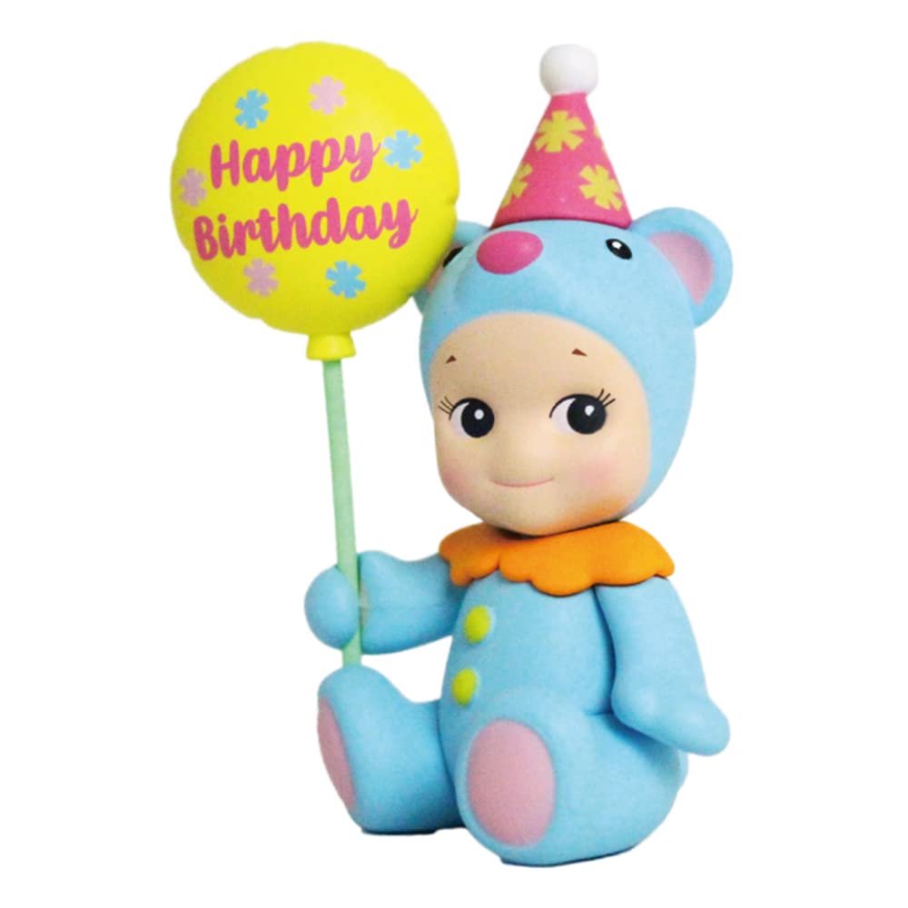 Sonny Angel Birthday Gift Bear 2021 - Original Mini Figure / Edition - 1 Sealed Blind Box, Multicolor