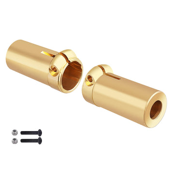 Heavy Duty Brass Rear Straight Axle Rear Lock-Out Adapter for 1:10 Axial SCX10 II 90046 RC Crawler Car Upgrades