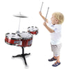 Jafatoy Small Plastic Drum Set Toy For Kids Age 3 - 6 Years Old Toy Musical Instruments Playing Rhythm Beat Toy Great Gift For Boys Girls